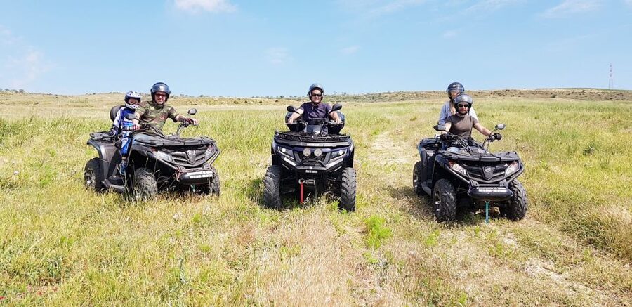 Agrigento: Off-Road ATV Tour - Poggio Diana direction and the River Verdura canyon effect