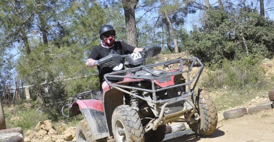 Alanya: Quad Safari Experience with Hotel Transfers - The Training Part: Video, Helmet, and a Test Drive