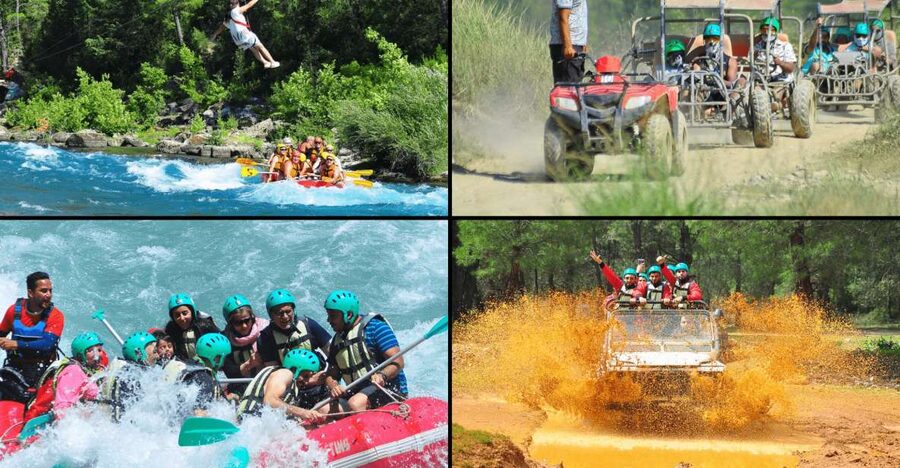 Alanya: Rafting, Zipline, Quad, Buggy, Jeep Tour with Lunch - Zipline over the river: short but memorable from the right angle