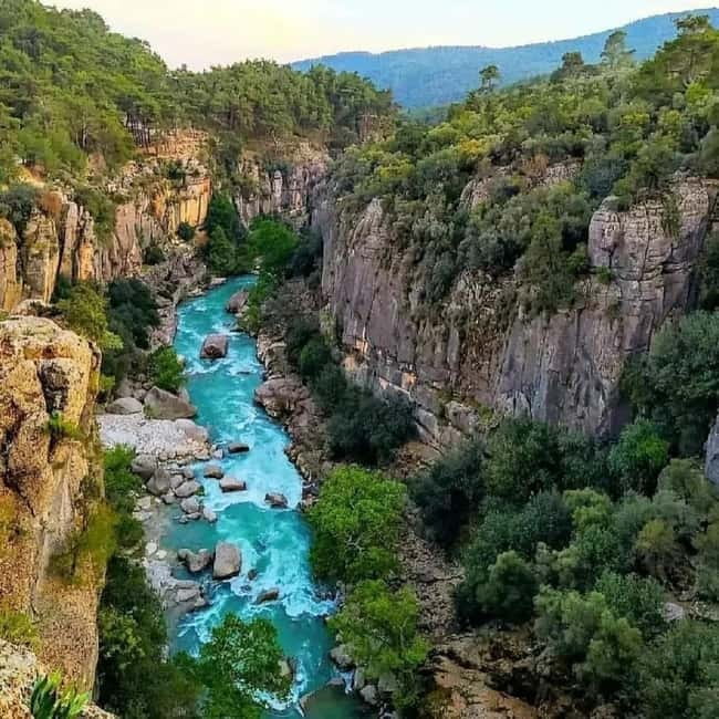 Alanya/Side/Antalya: Canyon Rafting, Buggy & Zipline Tour - Lunch by the river: when the tour finally slows down