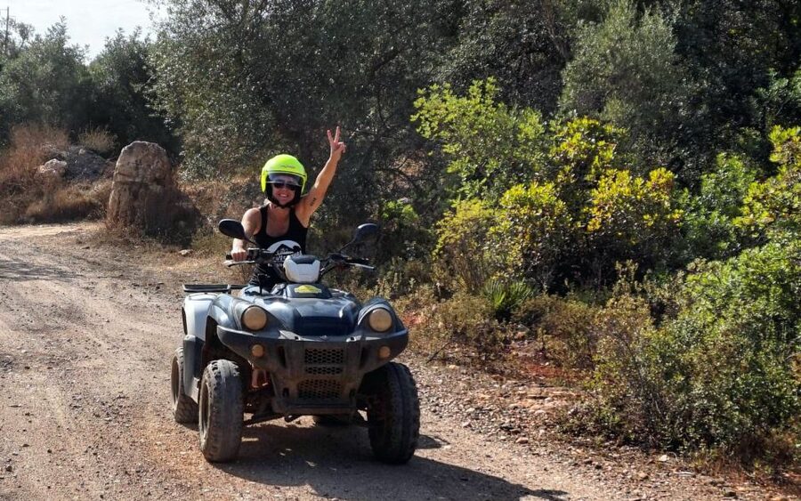 Albufeira: Off-road Quad Bike Adventure - From Moinho do Leitão to Paderne’s Windmill Hill Start