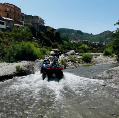 Alcantara: Valley and Gurne dell'Alcantara ATV Adventure - Where the adventure starts at Gole Alcantara park car park