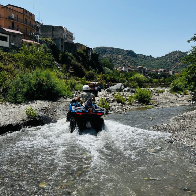 Alcantara: Valley and Gurne dell'Alcantara ATV Adventure - Francavilla di Sicilia riding segment: the in-between scenery