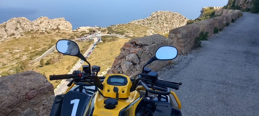 Alcudia: Quad Sightseeing Tour with Viewpoint and Beach - Stop 2: Es Colomer Viewpoint and the photo-walk moment