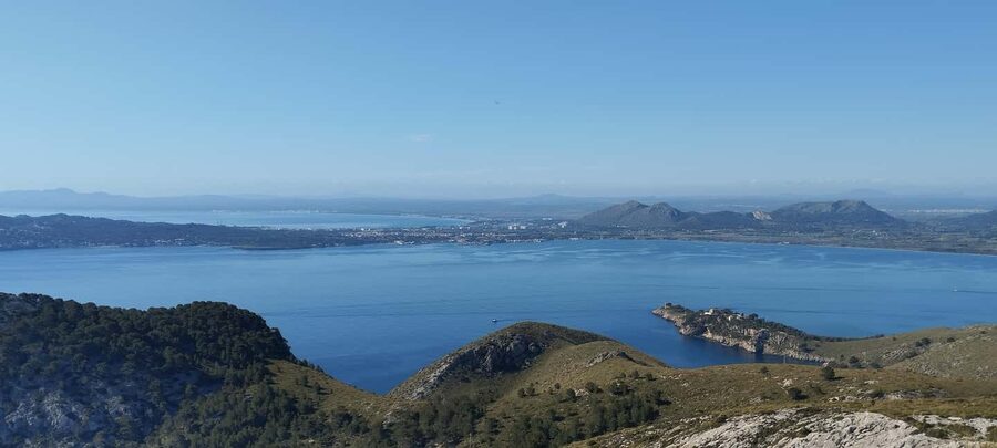 Alcudia: Quad Sightseeing Tour with Viewpoint and Beach - The route back: Pollensa Bay views, farms, and mountain roads
