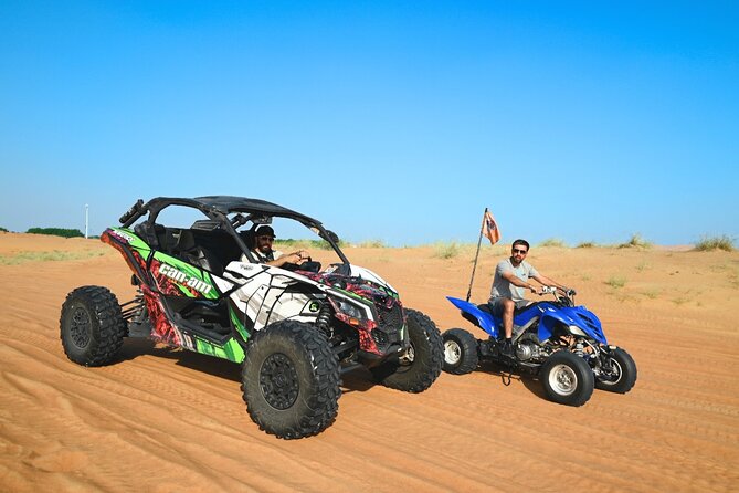All in one Dubai Desert Safari ATV or Buggy Camelride BBQ Dinner - Key things that make this Dubai desert safari different