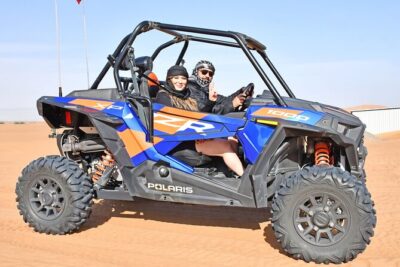 All in one Dubai Desert Safari ATV or Buggy Camelride BBQ Dinner - Lahbab Red Dune: quad biking, dune bashing, and sunset photos