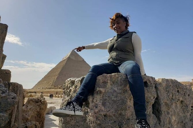 All INC- Pyramids,Camel Ride،(1 hour) four wheeler (ATV)& Lunch - Giza Pyramids with a private Egyptologist guide (not just a photo stop)