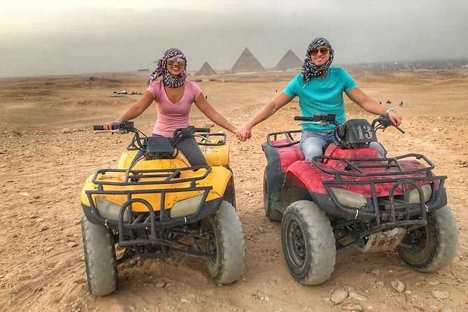 Amamzing Day Tour To Giza Pyramids With Camel Ride & Four Wheeler (ATV) - Inside the Pyramids Complex: Great Pyramid and Great Sphinx