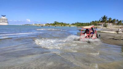 Amber Cove & Taino Bay: Buggy Tour with Swimming & Tasting - Helmet On: 90 Minutes of Countryside and Beach-Edge Speed