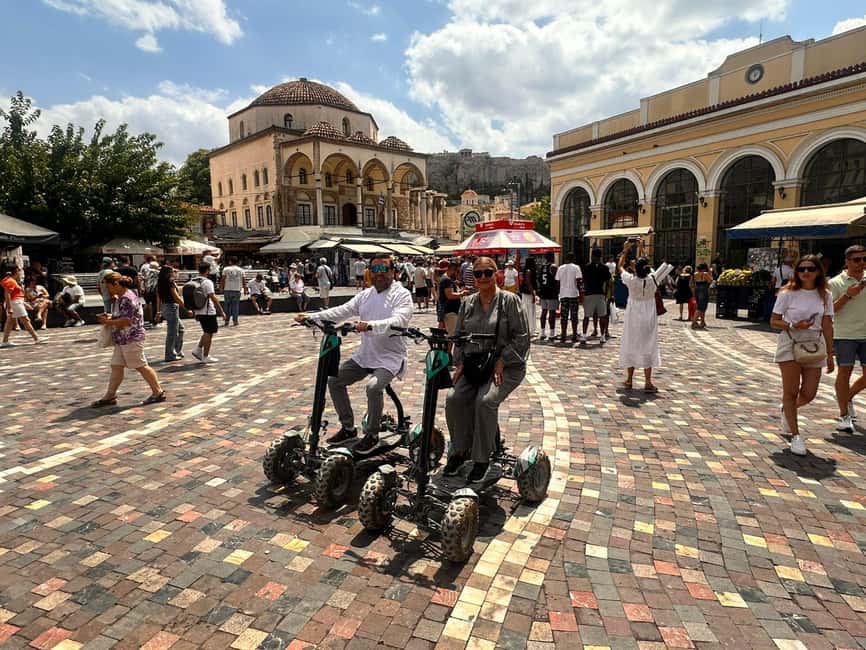 Ancient Athens Electric ATV Scooter Tour - Acropolis ride-by and the Odeon of Herodes Atticus stop