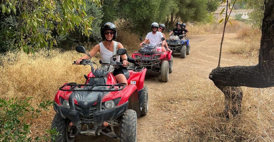 Andratx: Guided Quad Sightseeing Tour - Training Area First: Learn the Yamaha Automatic ATVs Fast