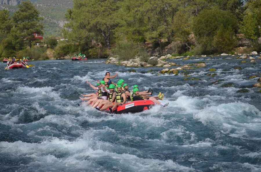 Antalya: Canyoning, Rafting, Quad, Jeep & Zipline with Lunch - Under the Eurymedon Bridge: a history stop you actually feel