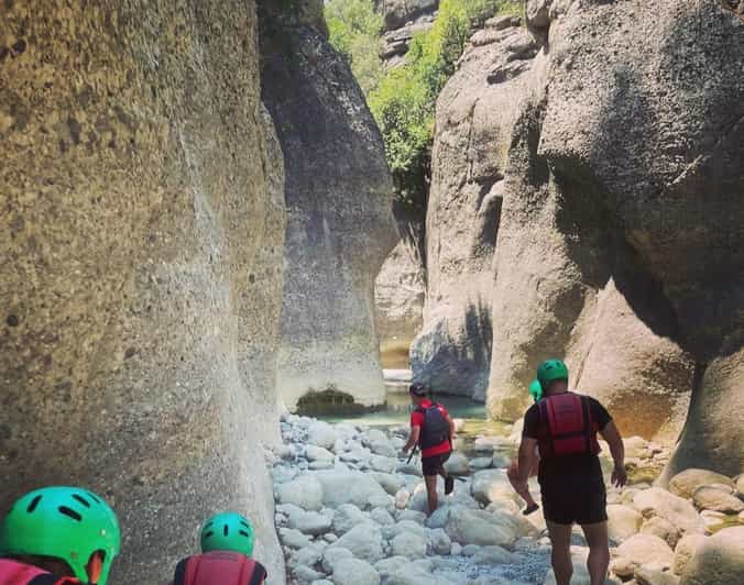 Antalya: Canyoning, Rafting, Quad, Jeep & Zipline with Lunch - Canyoning in real canyons: rock slides, narrow passages, and cold water reality