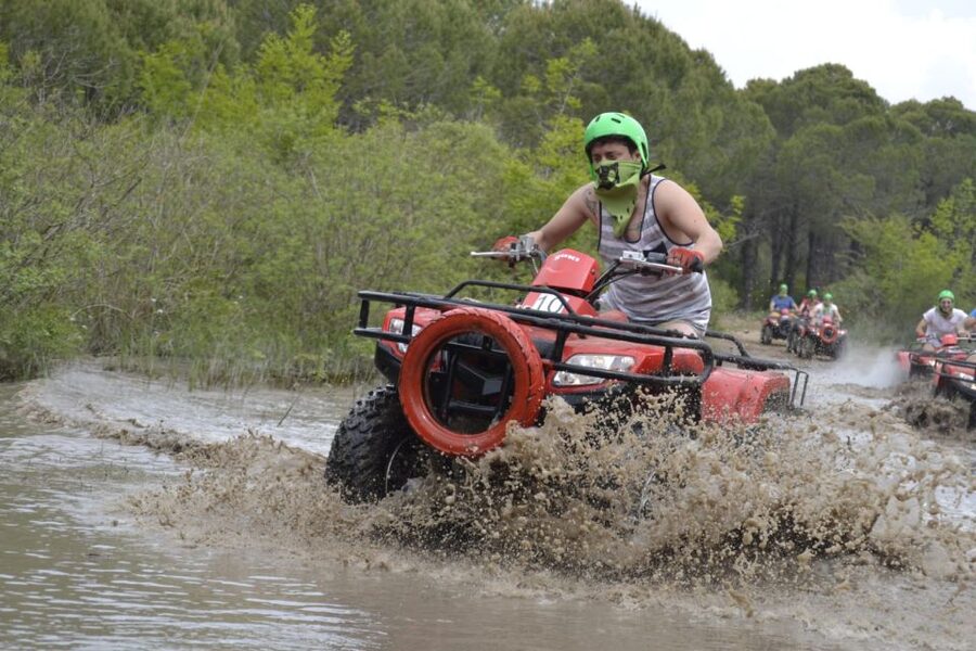 Antalya: Quad (ATV) Safari Tour with Hotel Transfers - Mediterranean-Coast Direction and Pine Forest: What the Terrain Feels Like
