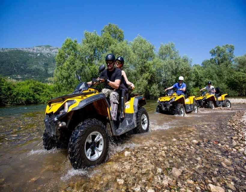 Antalya: Quad-Bike Excursion in Side Forest & Hotel Pick-Up - Breaks, photos, and why your eyes might need help