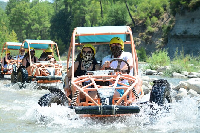 Antalya: Rafting, Jeep Safari, Buggy & Zipline 4-in-1 Combo Tour - Pickup, timing, and your morning game plan from Side/Belek
