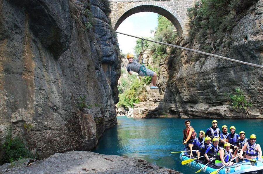 Antalya: Super Combo Quad, Buggy, Rafting & Zipline w/Lunch - Lunch in the Middle of the Action: Eat Before You Get Cold and Wet