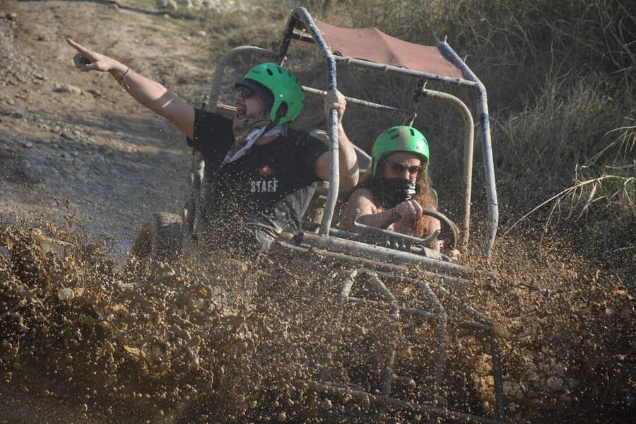 Antalya: Ziplining, Rafting, Jeep Tour & Quad Safari w/Lunch - Ziplining after the rapids: safety briefing, then soaring
