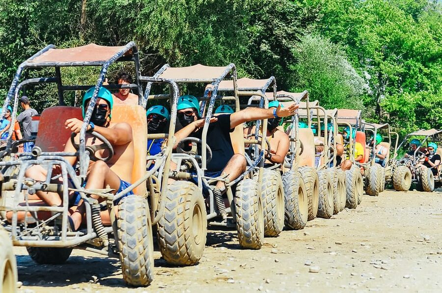 Antalya: Ziplining, Rafting, Jeep Tour & Quad Safari w/Lunch - Lunch by the river: the break that keeps the day fun