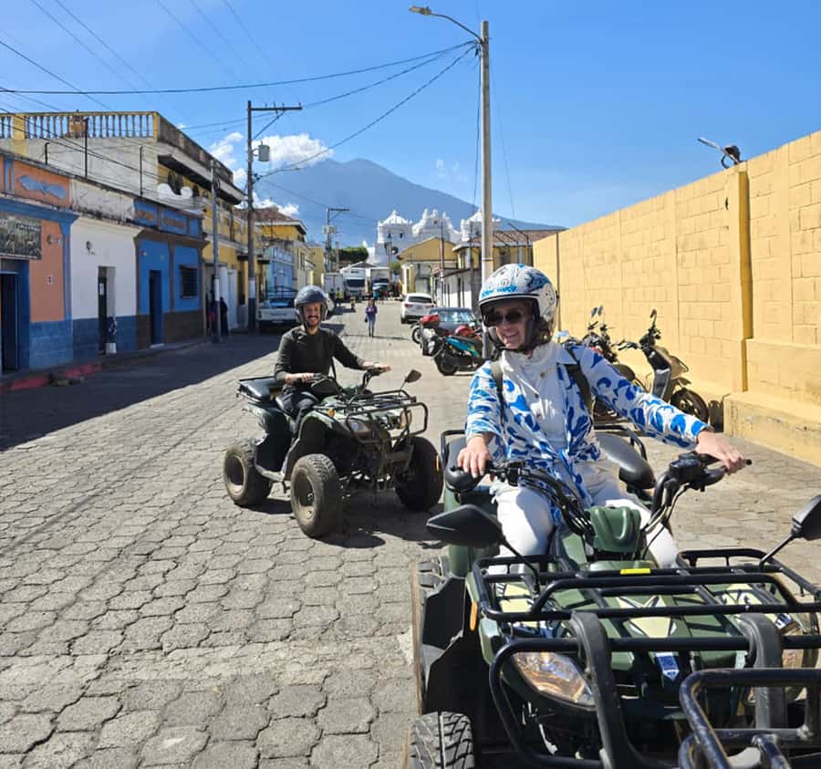 Antigua Villages Atv Tour - San Pedro El Panorama lunch stop: ceviche samples and picositas
