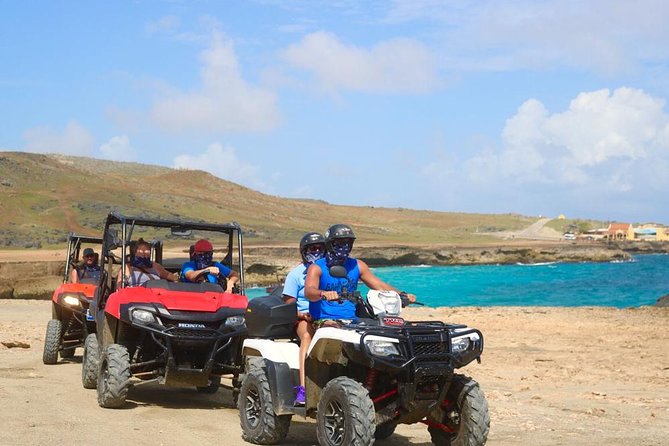 Aruba UTV, ATV Adventure to Secret Beach and Cave Pool - Bushiri Karting Speedway check-in and the first coastal surprises