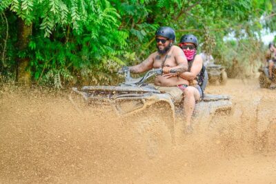 ATV 4x4 VIP Beach, Caves & Local Half Day Flavors - ATV driving: what the route gives you beyond speed