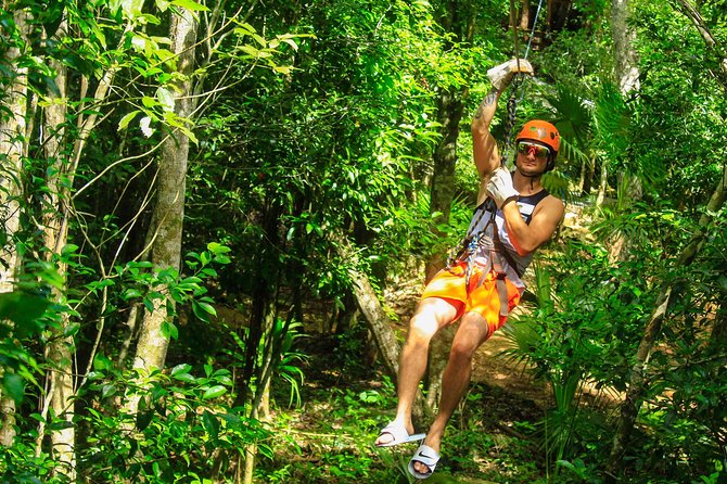 ATV Adventure, Interactive Bridges, Ziplines, Cenote and Lunch - ATV Honda 220cc Through the Maya Jungle: Fun, Motion, and Mud