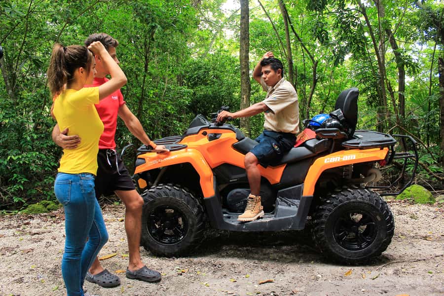 ATV Adventure to Jade Cavern Double - Jade Cavern Cenote Swim: Emerald Water and Underground Connections