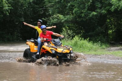 ATV Adventure to Jade Cavern Double - The ATV Route: Dirt Paths, Mud Pits, El Cedral, and Rocky Sections