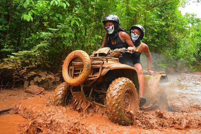 ATV Adventure with Ziplines & Cenote from Playa del Carmen - Stop 1: ATV ride into the jungle, then 3 zip lines