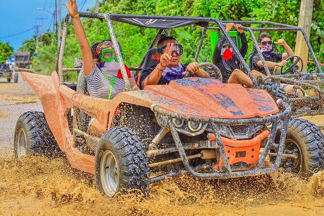 ATV and Buggy Tour in Punta Cana with Water Cave and Macao Beach - Macao Beach: iconic coastline, rinse off, and swim with care