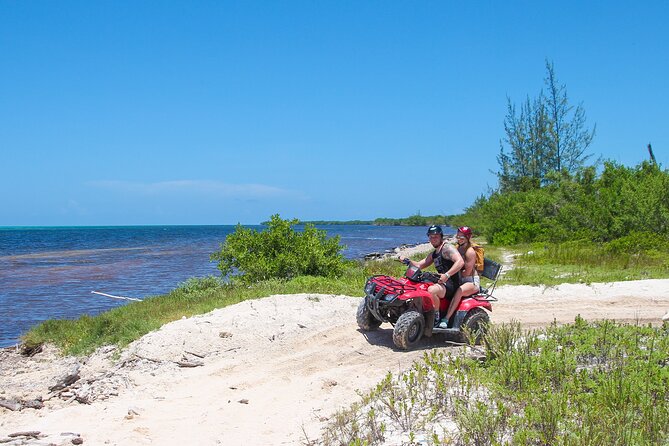 ATV and Clear Boat Ride Full Experience in Cozumel - Clear boat and snorkeling: the sunken ship moment