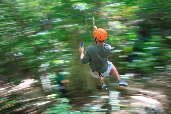ATV Cenote and Zipline Sacred Jungle Expedition - Zipline circuit over treetops: what to expect on the first line