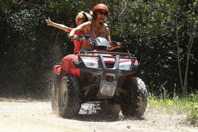 ATV Circuit in Cancun, Horseback Riding, Zip Lines, Cenote, lunch - Zip lines, suspension bridge, and spider web: thrills with coaching