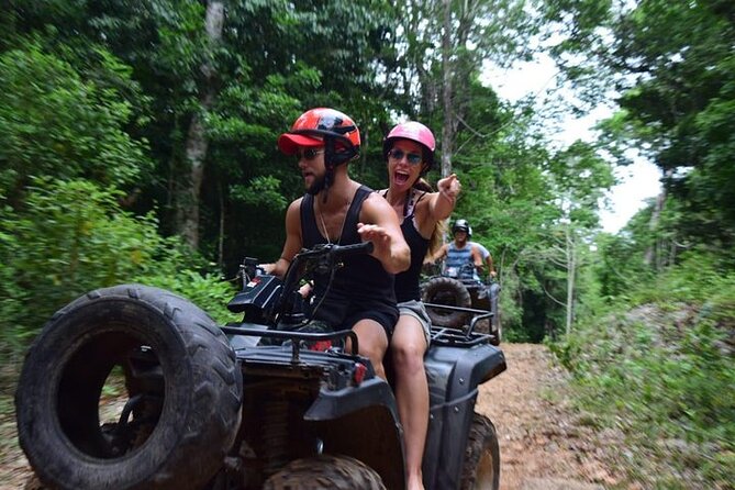 ATV Circuit in Cancun, Horseback Riding, Zip Lines, Cenote, lunch - Cenote swim with zip lines and a jumping platform