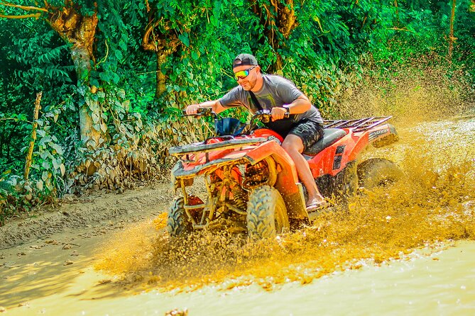 ATV OR BUGGY Ride Into the jungle with cave coffee & chocolate - Macao Beach: the payoff for cooling off and swimming