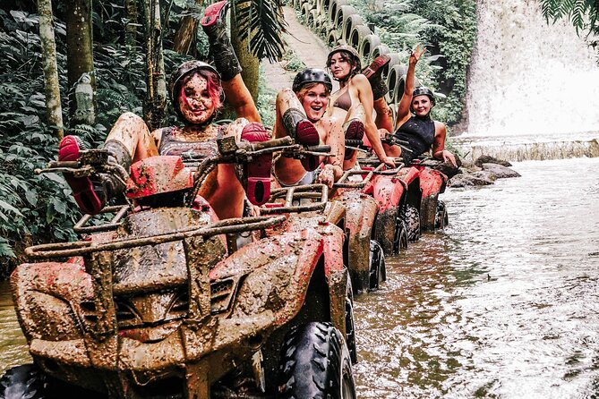 ATV Quad Bike Bali with Waterfall Gorilla Cave and Lunch - Gorilla Cave, waterfall area, and the “where did this trail come from?” moments