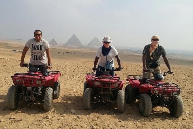 ATV Quad Bike Ride At GIZA Pyramids & BBQ Dinner. - Stop at the Pyramids of Giza: what the approach adds