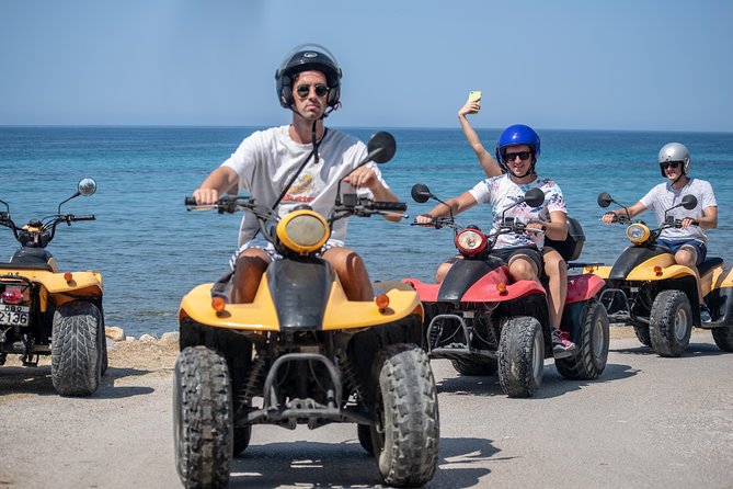 ATV Quad Guided Sightseeing/ Exploring Tour@The Pink Palace Corfu - Stop 2: Paramonas Beach for a real swim break