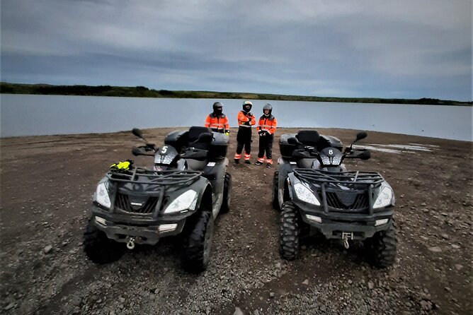 ATV Reykjavik Adventure and View - Lake Hafravatn and the Chances for Horses, Birds, and Foxes