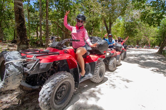 ATV to Jade Cavern, Mud Trails, Snorkel and Lunch with Open Bar - Jade Cenote ATV ride and Jade Cavern: mud trails with a real payoff