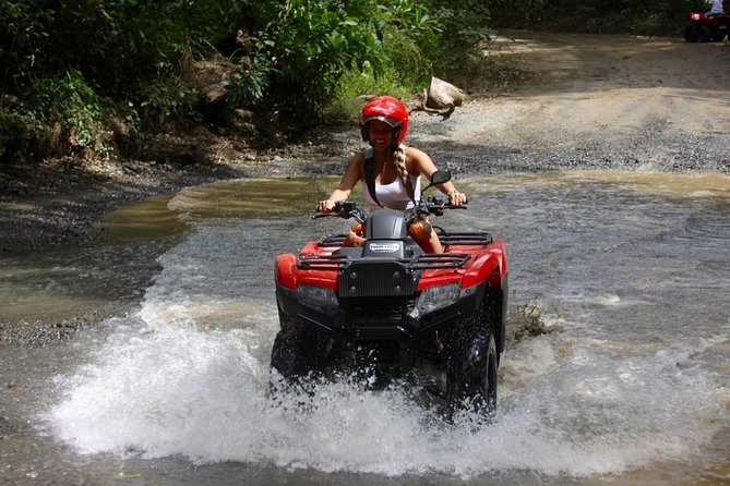 ATV Tour Jobo - The ride itself: town, trails, riverbeds, and water crossings
