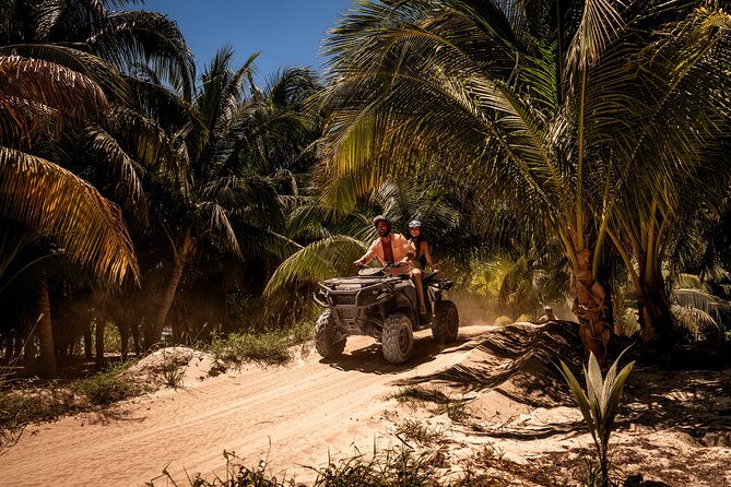 ATV with Speedboat, Waverunner, or Parasailing - The ATV ride: jungle trails, sand dunes, and guide-led confidence