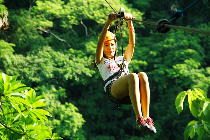 ATV-Zip Line Combo Adventure Tour from Puerto Vallarta - Ziplining in the jungle canopy: safety, steep stairs, and speed variations