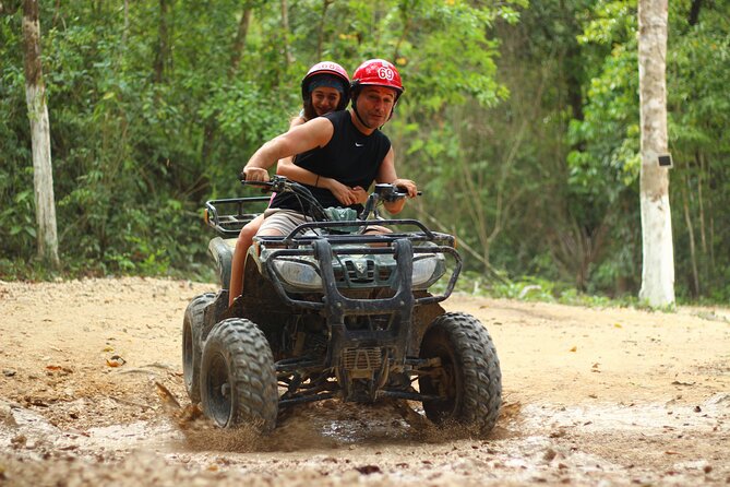 ATV, Ziplines & Cenote. Lunch & Tequila Tasting Included - ATV Through the Jungle: 30 Minutes of Bumps, Roots, and Control