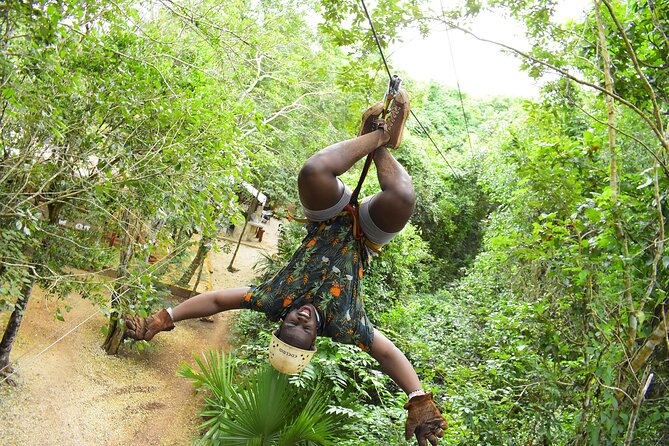 ATV, Ziplining & Cenote Tour, Transportation & Tequila Tasting - Zipline Canopy Circuit and Interactive Bridges
