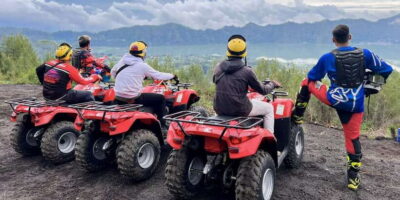 Bali: ATV Batur Sunrise, Lava, Pine Forest and Hot Spring - The ATV briefing, then real quad time