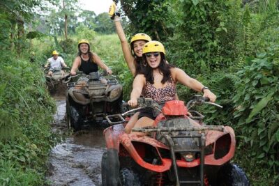 Bali ATV Combined with Mumbul Lake And Sangeh Monkey Forest - Pertiwi Adventure quad ride: 250cc power on a scenic jungle track