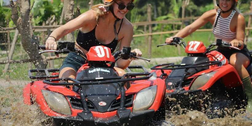 Bali: ATV Gorilla Cave, Ubud Monkey Forest, & Waterfall Tour - Entering the ATV Experience: Safety Gear and First-Minute Expectations